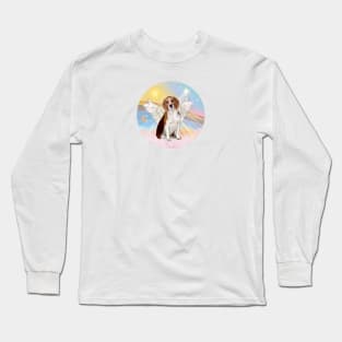 A Beagle Angel Floats in Heaven's Clouds Long Sleeve T-Shirt